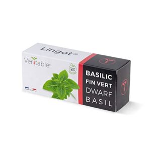 Lingot® Basilic fin vert nain BIO - Compatible Véritable® Potager - Recharge prête à l'emploi