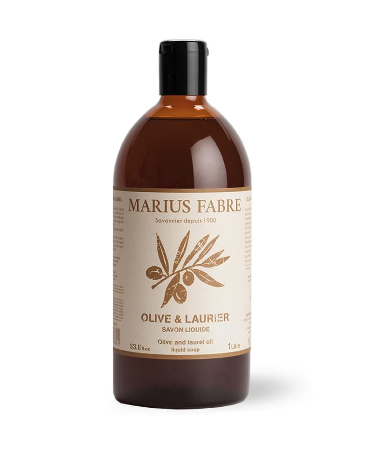Marius Fabre Gamme ALep - Savon Liquide Olive et Laurier Recharge 1L