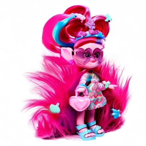 MATTEL Trolls 3 — Poupée Poppy 2 en 1 avec accessoires – Image 6