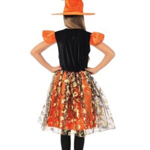 Alternative view of P'TTIT CLOWN — Costume sorcière citrouille fille 10/12 ans