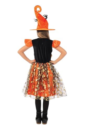 P'TTIT CLOWN — Costume sorcière citrouille fille 10/12 ans – Image 2