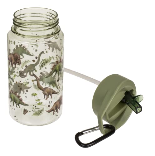 OUT OF THE BLUE — Gourde dinosaure avec paille 450 ml – Image 2