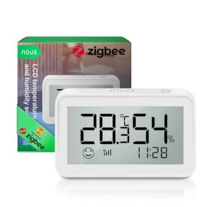 Smart LCD Temperature and Humidity Sensor NOUS E6 ZigBee