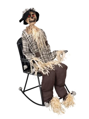 P'TIT CLOWN — Épouvantail animé sonore lumineux 120cm – Image 2