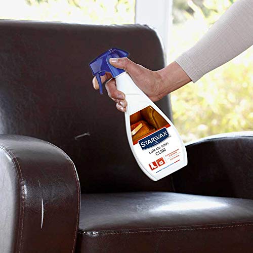 STARWAX Lait de Soin pour Cuir - 2x 500ml - Idéal pour Nettoyer, Nourrir et Préserver Régulièrement le Cuir – Image 4