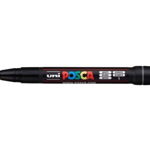 Uni-Posca pointe CCP 350 Pinceau Stylo Peinture verre 8 mm Blanc