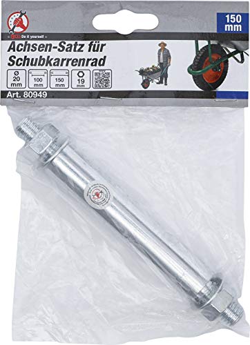 BGS Diy — Kit d’essieux pour roue de brouette Ø 20 mm – Image 3