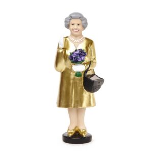 Kikkerland Solar Queen Gold Edition - Décorative Figurine, Solar Queen Gold Edition - Centre - Enfant - Étudiants, Enfants, Scientifiques en Herbe - Doré - Décoration - Figurine Dorée
