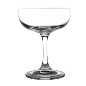 Olympia Coupe à champagne en cristal Bar Collection Olympia 200ml (Lot de 6), Transparent, 125(H) x 95(Ø) mm, Cristal sans plomb, GF732