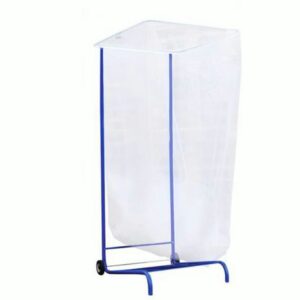 Support sac poubelle 1000-1500-2500 litres, réglable trois positions possibles avec roulettes Mottez B068C