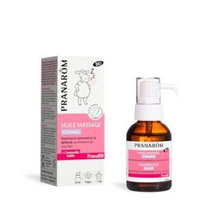 PRANARÔM PranaBB — Huile de massage sommeil bio 30 ml