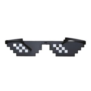P'TIT CLOWN - Lunettes Fantaisies Futuristes - Adulte - Unisexe - Parfaites pour Déguisement Carnaval, Cosplay, Fête Costumée