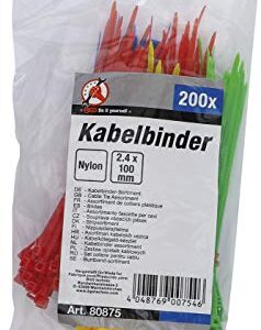 Alternative view of BGS Diy — Assortiment de colliers plastique x200 2,4 x 100 mm
