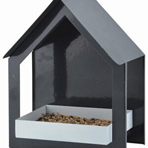 Mangeoire anthracite/blanc