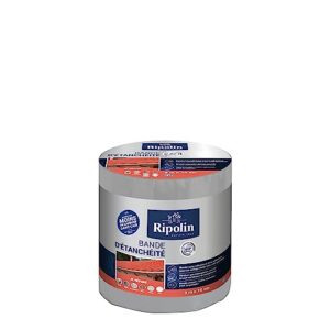 RIPOLIN - Bande fibrée Anti-infiltration - Consolide la réparation des fissures / espaces infiltrants - S'utilise avec Ripolin anti-infiltration toiture ou terrasse et balcon - Pour tous défauts de 0,