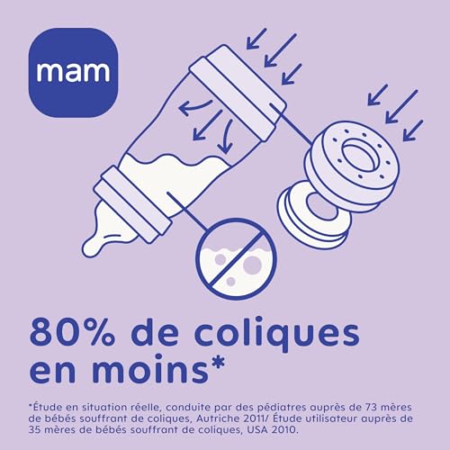 MAM Easy Start — Biberon anti-colique 160 ml Océan débit 1 – Image 3