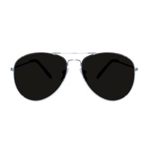 P'TIT CLOWN - Lunettes Aviateur - Policier - Accessoires Fantaisies pour Compléter Déguisement Carnaval, Halloween, Cosplay, Fête Costumée (Noir)