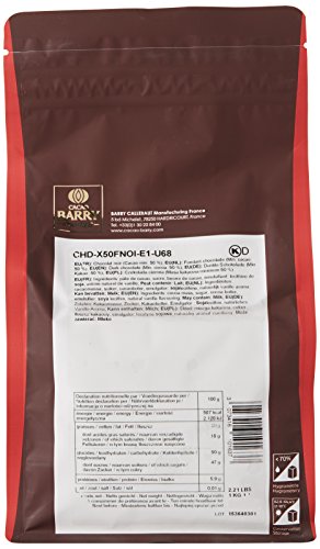 CACAO BARRY — Chocolat Noir Force Noire 1kg – Image 3