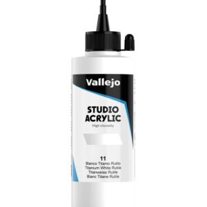 AV : Studio Acrylic : 200ml Bottle : Titanium White