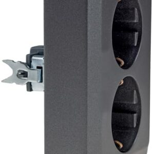 MILOS Schutzkontakt-Steckdose 2-fach