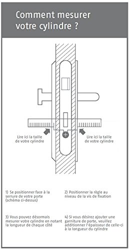 ABUS EC-SNP — Demi-cylindre débrayable 10 x 40 nickelé mat – Image 6