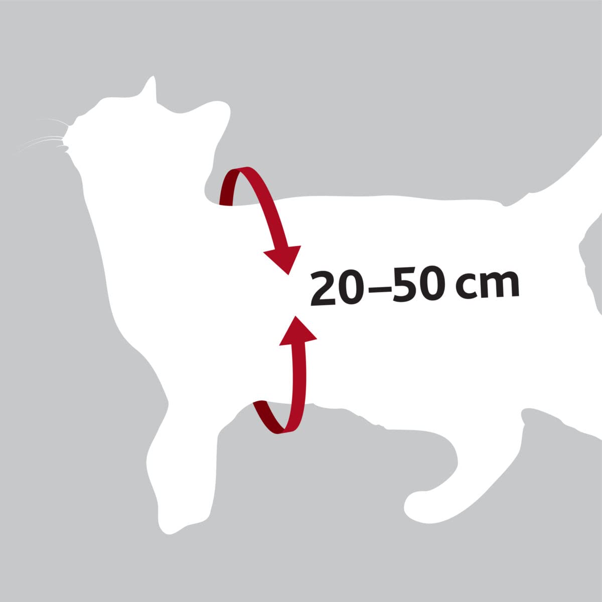 TRIXIE — Harnais voiture pour chat rouge 20-50 cm/15 mm – Image 4
