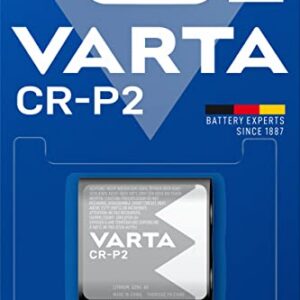 VARTA Piles CR-P2, lot de 1, 6V, piles spéciales pour appareils électroniques, longue durée de vie, hautes performances