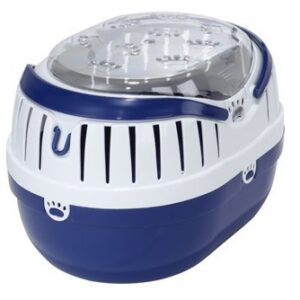 Europet Bernina Panier de Transport pour Rongeur Paw Bleu Taille M 35 x 25 / 25 cm
