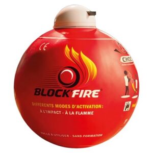 BOULES EXTINCTRICES BLOCK FIRE  ACTIVE PASSIVE