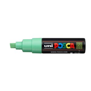 Uni-Posca-PC- 8 k marqueur peinture, pointe large et biseautée de verre 8 mm Vert Clair