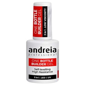 ANDREIA — Gel de construction 3-en-1 transparent 14 ml
