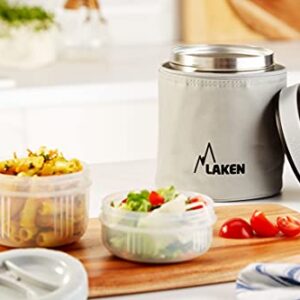 Alternative view of LAKEN — Boîte Alimentaire Isotherme 1L avec 2 contenants