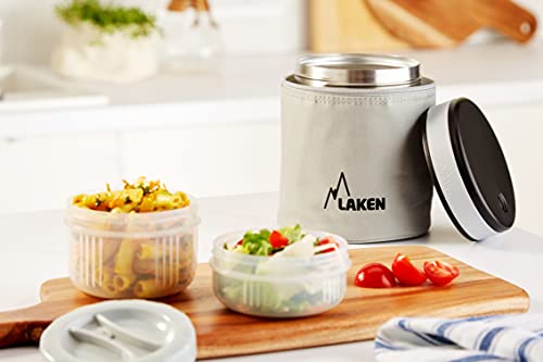 LAKEN — Boîte Alimentaire Isotherme 1L avec 2 contenants – Image 2