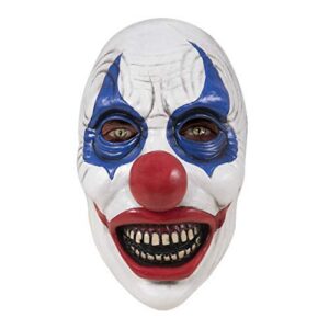 PTIT CLOWN - 95590 - Masque de Clown Tueur Adulte - Serial Killer Mask Horror - Accessoire parfait pour Halloween, Carnaval, Cosplay, Fêtes Costumées, Cirque - Taille Unique