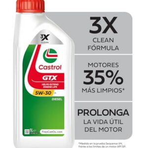 CASTROL 055071 Huile pour Moteur GTX 5W 30 C4, 1L
