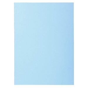 Exacompta - Réf. 850106E - Paquet de 100 sous-chemises SUPER 60 g/m2 aux couleurs pastel - sous chemises certifiées PEFC™ - dimensions 22 x 31 cm pour format A4 - couleur bleu clair