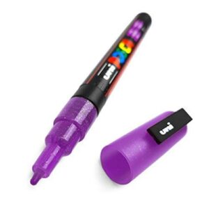 Posca PC-3ML Marqueur de peinture à paillettes violet