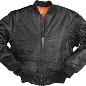 US FLIEGERJACKE 'TYP MA1®' PES SCHWARZ