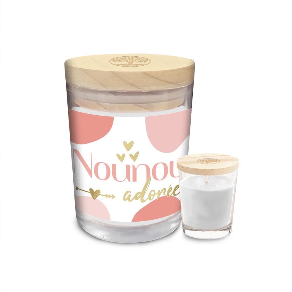 STC — Bougie parfumée vanille en verre 9,2 cm – Image 3