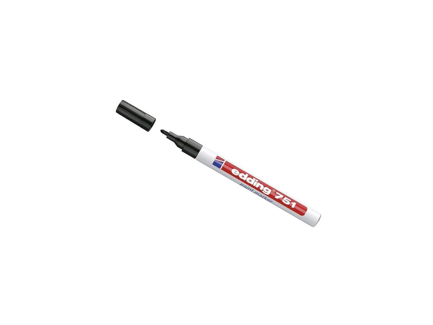 EDDING 751 — Marqueur peinture noir pointe ronde 1-2 mm – Image 3