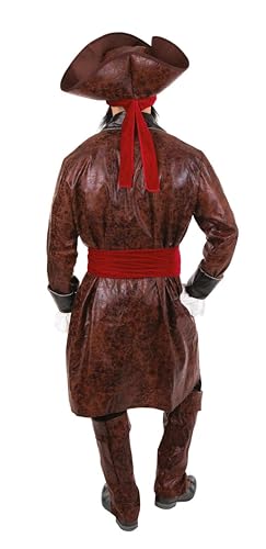 P’TIT CLOWN — Déguisement Pirate Homme Luxe Taille L/XL – Image 2