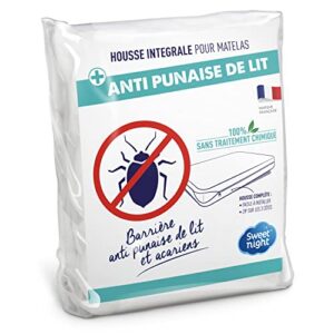HOUSSE INTEGRALE ANTI-ACARIENS ANTI-PUNAISES DE LIT  (client Amazon) 100X200x25