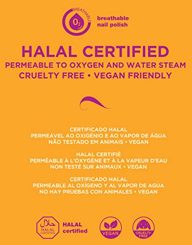 ANDREIA — Vernis à ongles respirant halal B22 blanc laiteux – Image 4