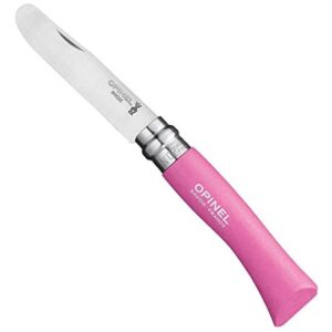 Opinel O001699 Couteau Mixte, Rose, 8 cm