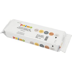 Argile auto-durcissante - Blanc - 1 kg