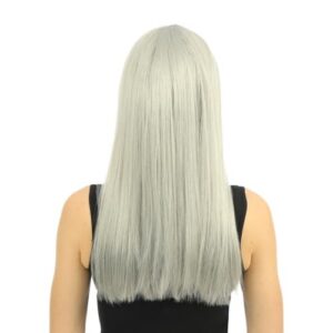 Alternative view of P'TIT CLOWN — Perruque longue raide femme 60 cm gris