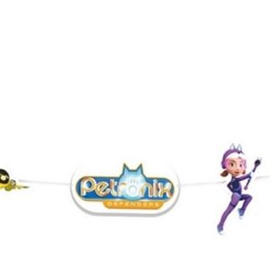 P’TIT CLOWN - Accessoires Décoration d’Anniversaire Enfant - Petronix - Licence Officielle - Assiettes, Gobelets, Serviettes, Confettis, Sachets, Cartes d’Invitation (Guirlande - 3,6 m)