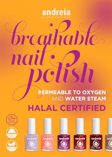 ANDREIA — Vernis à ongles respirant halal B22 blanc laiteux – Image 3