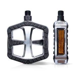 WELLGO KOMFORT XL — Pédales de vélo argent et noir