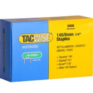 Tacwise 140/6mm Staple Galvanised (Pack 5000)